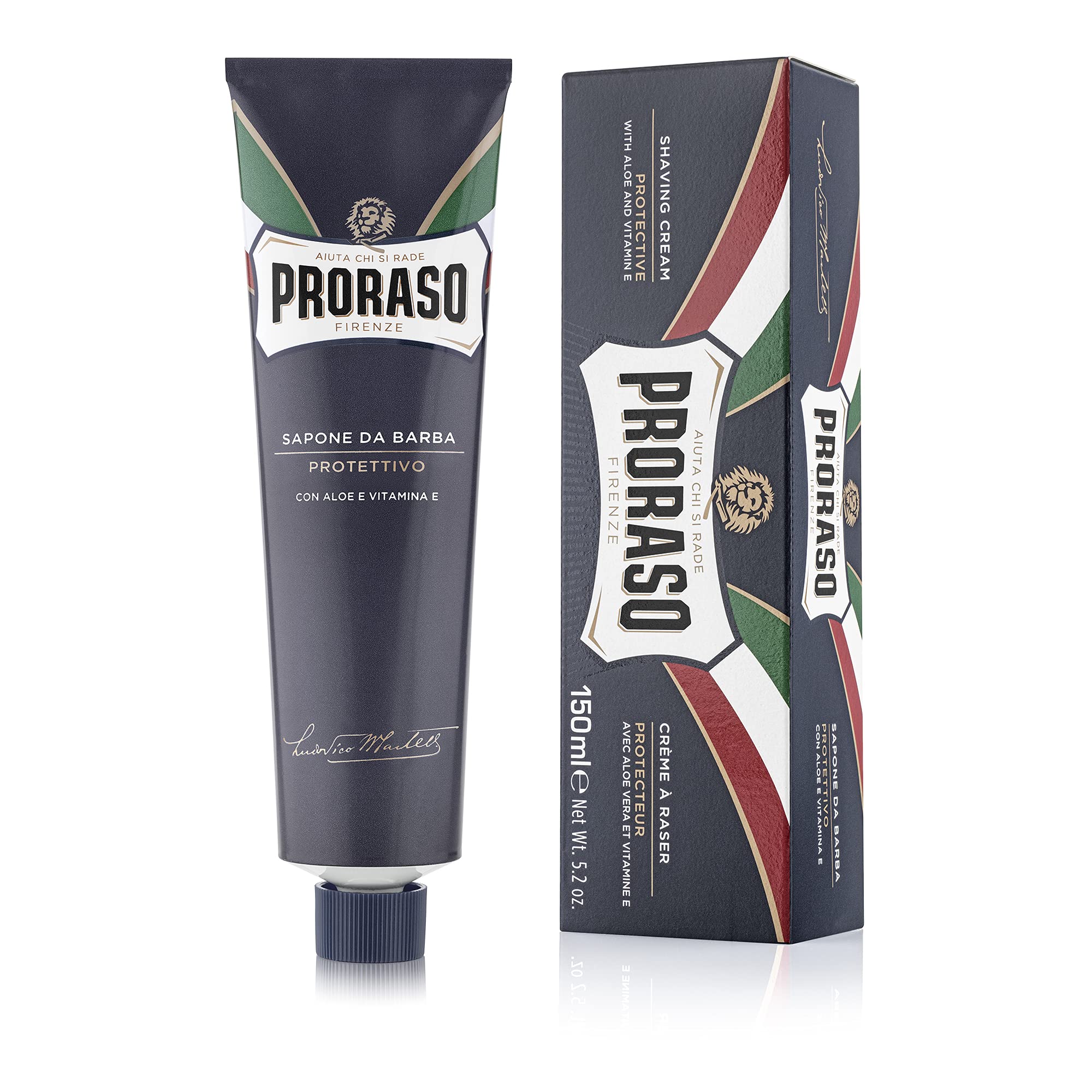 Protective And Moisturizing Shaving Cream With Aloe and Vitamin E